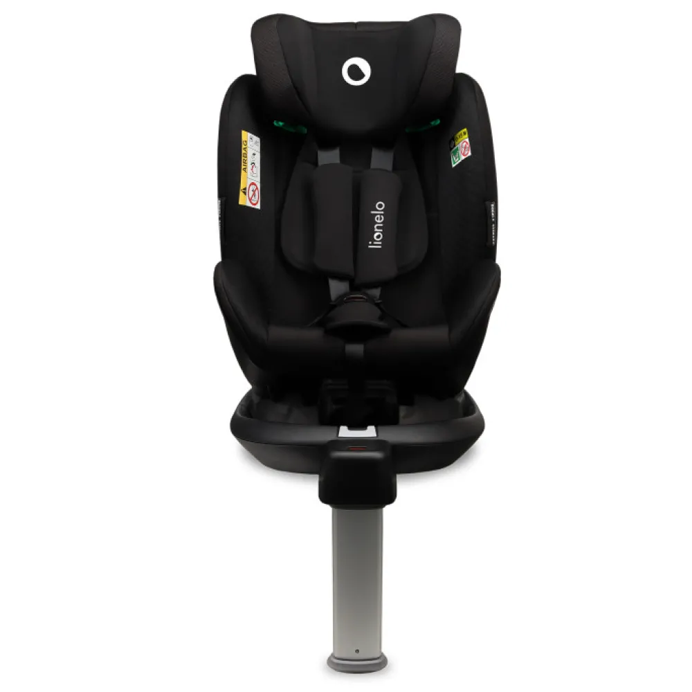 Lionelo Antoon Plus autostol - black onyx- Autostole Med Integreret Baser|Autostole 40-125 Cm (0-6 År)