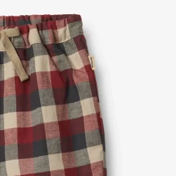 Wheat Arne Foret Bukser - Red Blue Check- Bukser