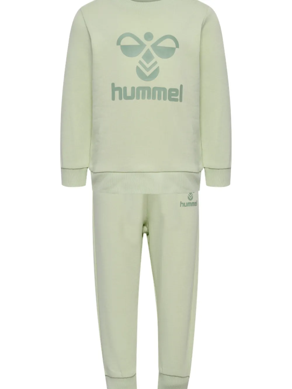 hummel Arnie crewsuit - FOG GREEN- Sweatsæt