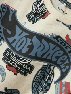 NAME IT Ary hotwheels ss t-shirt - PEYOTE MEL- T-Shirts & Toppe