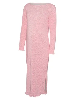 MamaLicious Aura ls jrs midi kjole - PINK-A-BOO- Kjoler/Nederdele