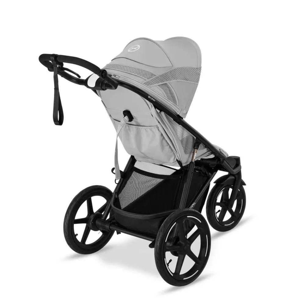 Cybex Avi Spin - Fog Grey- Løbevogne|Klapvogne Med Flade Sæder