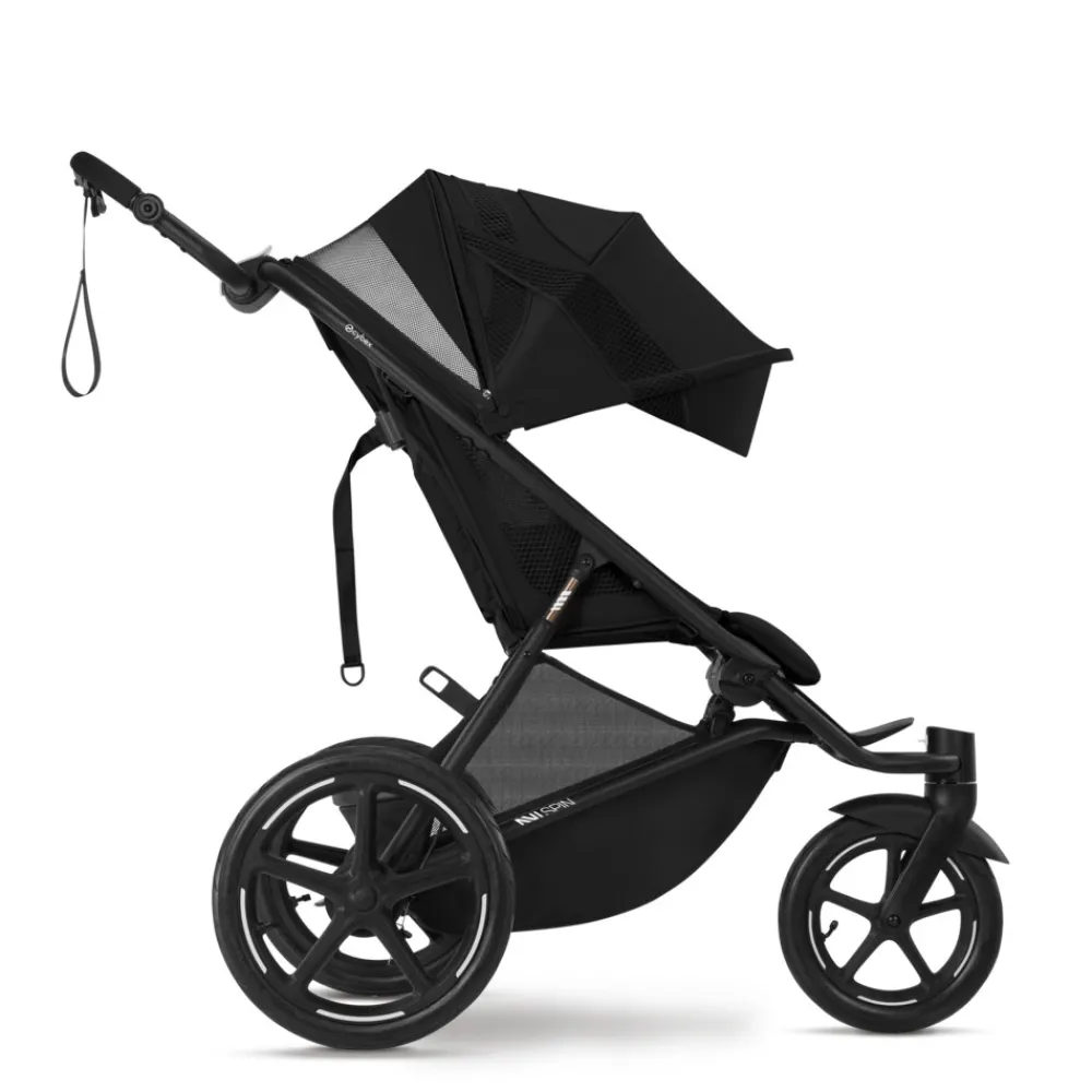 Cybex Avi Spin - Moon Black- Klapvogne Med Flade Sæder|Kombivogne Med Flade Sæder