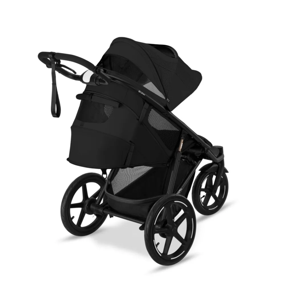 Cybex Avi Spin - Moon Black- Klapvogne Med Flade Sæder|Kombivogne Med Flade Sæder