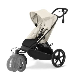 Cybex Avi Spin - Seashell Beige- Løbevogne|Klapvogne Med Flade Sæder