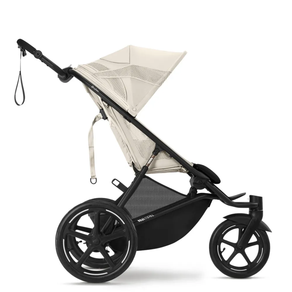 Cybex Avi Spin - Seashell Beige- Løbevogne|Klapvogne Med Flade Sæder