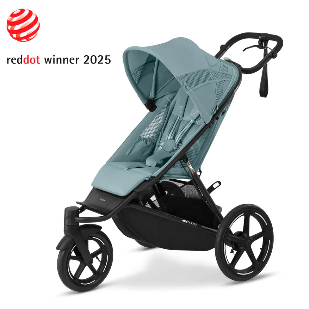 Cybex Avi Spin - Stormy blue- Løbevogne|Klapvogne Med Flade Sæder