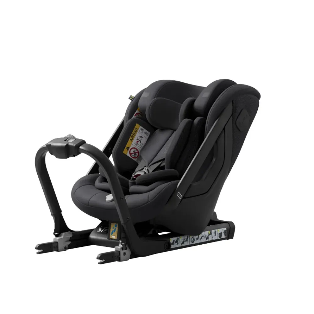 AXKID ONE+ 3 Coastal Storm Black- Autostole 40-125 Cm (0-6 År)