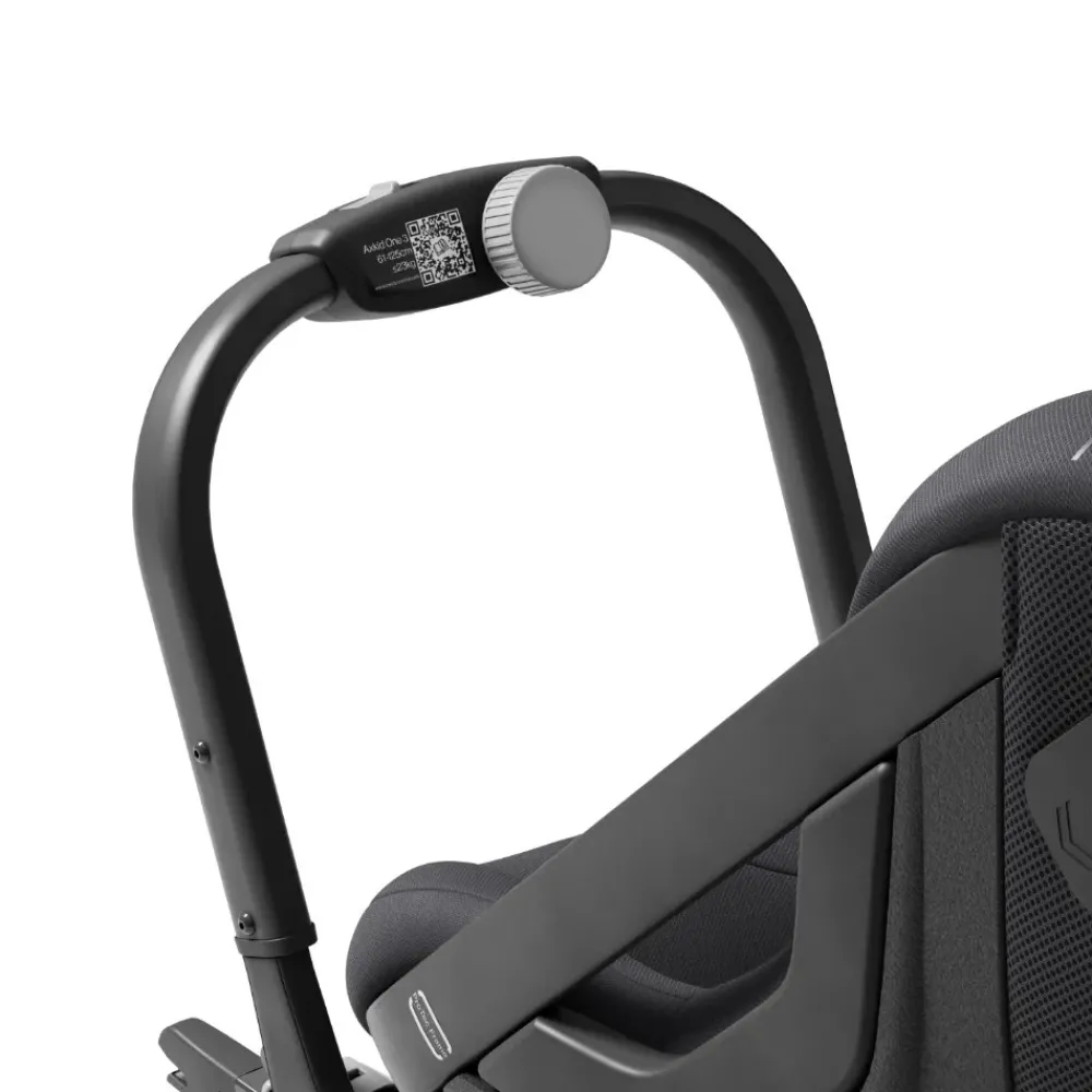 AXKID ONE+ 3 Coastal Storm Black- Autostole 40-125 Cm (0-6 År)