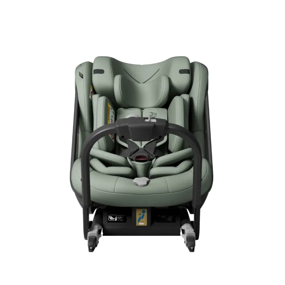 AXKID ONE+ 3 Nordic Bloom Green- Autostole 40-125 Cm (0-6 År)