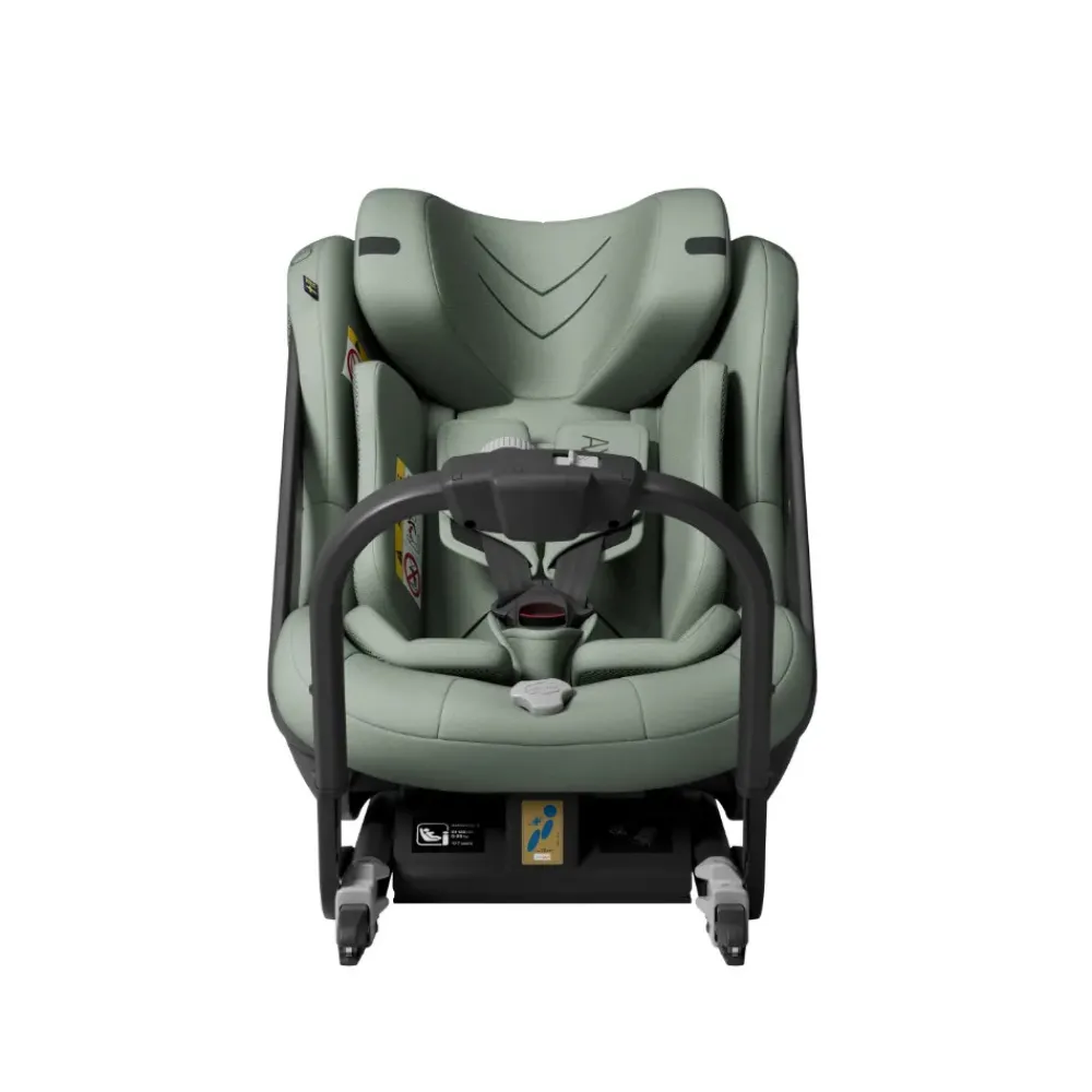 AXKID ONE 3 Nordic Bloom Green- Autostole 61-105 Cm (3 Mdr.-4 År)