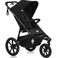 Lionelo Azura - black onyx- Klapvogne Med Flade Sæder