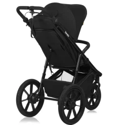 Lionelo Azura - black onyx- Klapvogne Med Flade Sæder