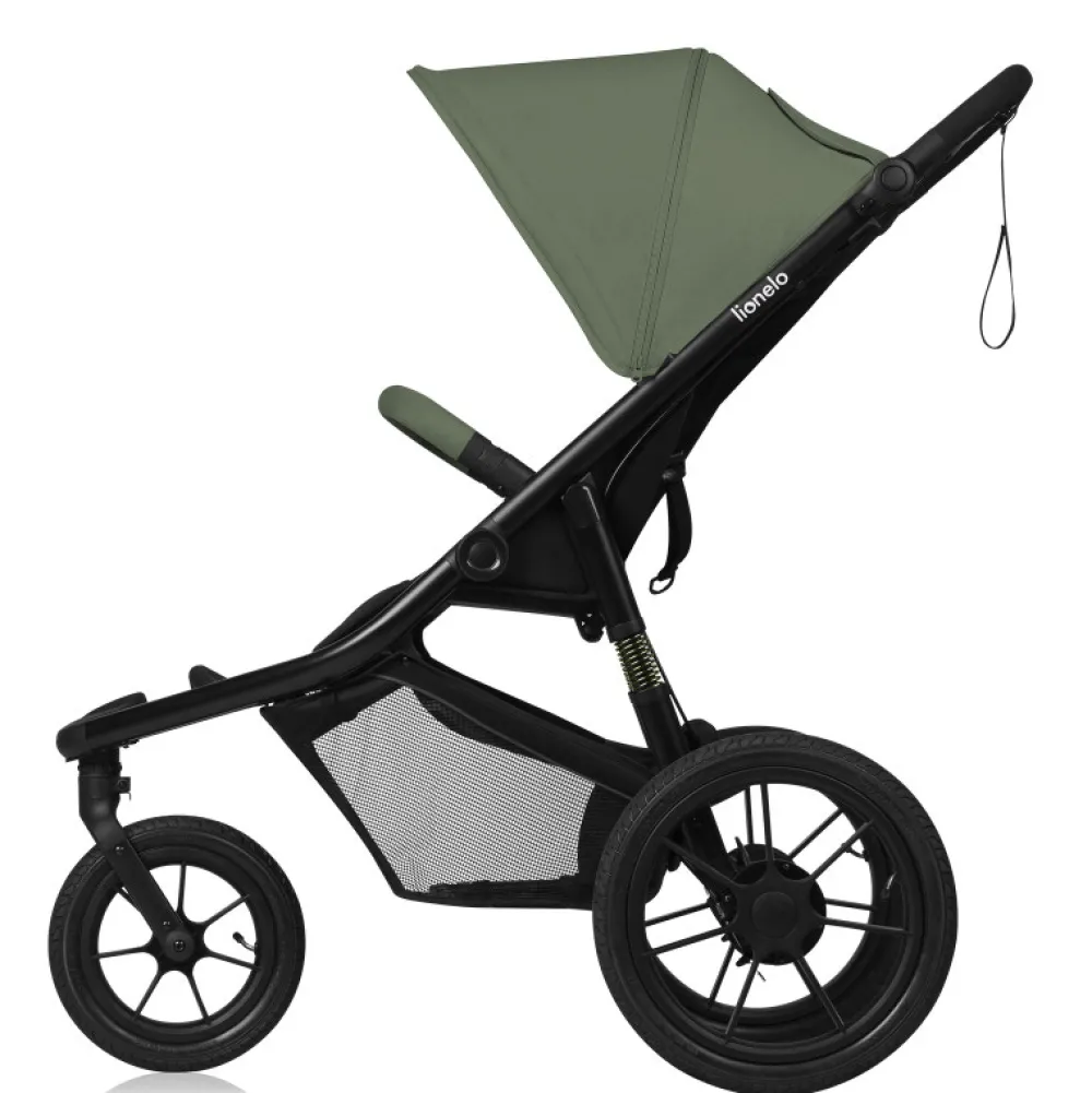 Lionelo Azura - green forest- Klapvogne Med Flade Sæder