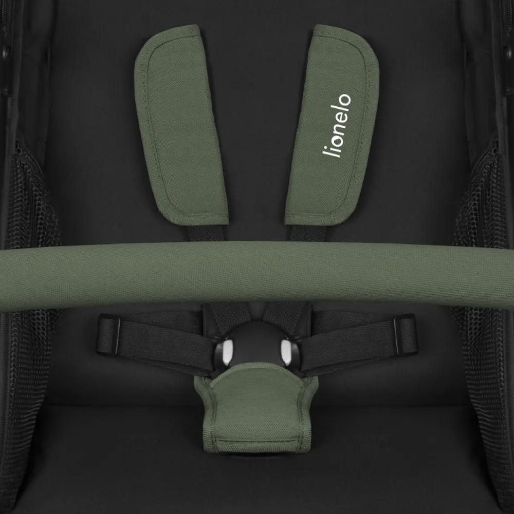 Lionelo Azura - green forest- Klapvogne Med Flade Sæder