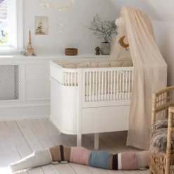 Sebra Baby & Jr. seng - classic white - FSC®-Børn Tremmesenge