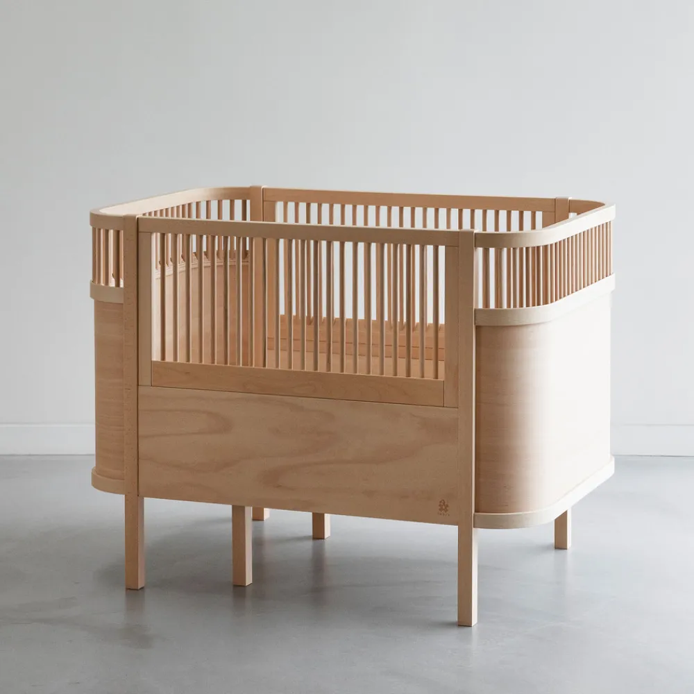 Sebra Baby & Jr. seng - wooden edition - FSC®-Børn Tremmesenge