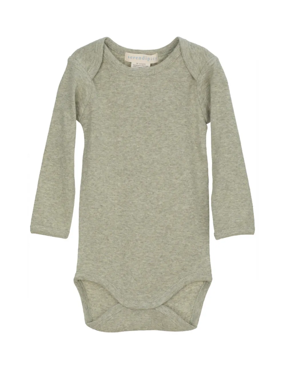 Serendipity Organics Baby Body - Sage- Bodystocking Langærmet