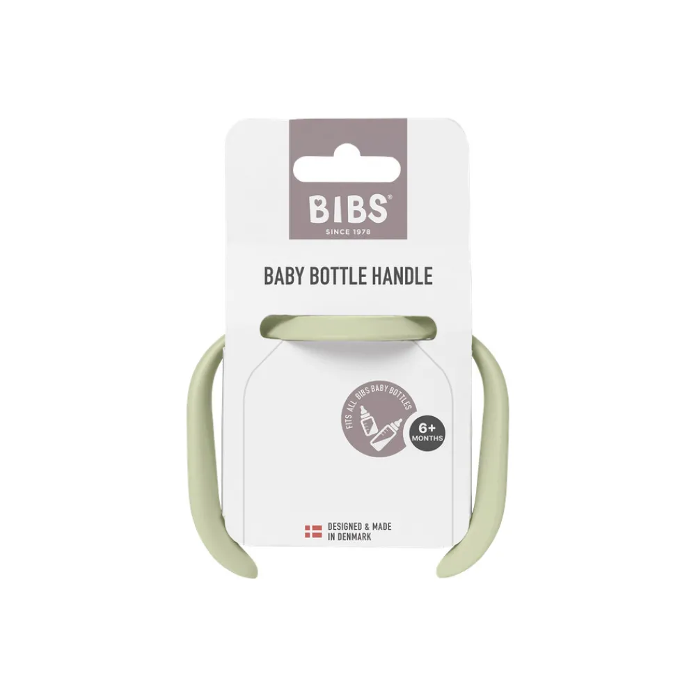 BIBS Baby Bottle Handle Sage- Sutteflasker