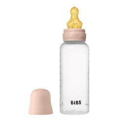 BIBS Baby Bottle Latex 1 pack 270 ml Blush- Sutteflasker
