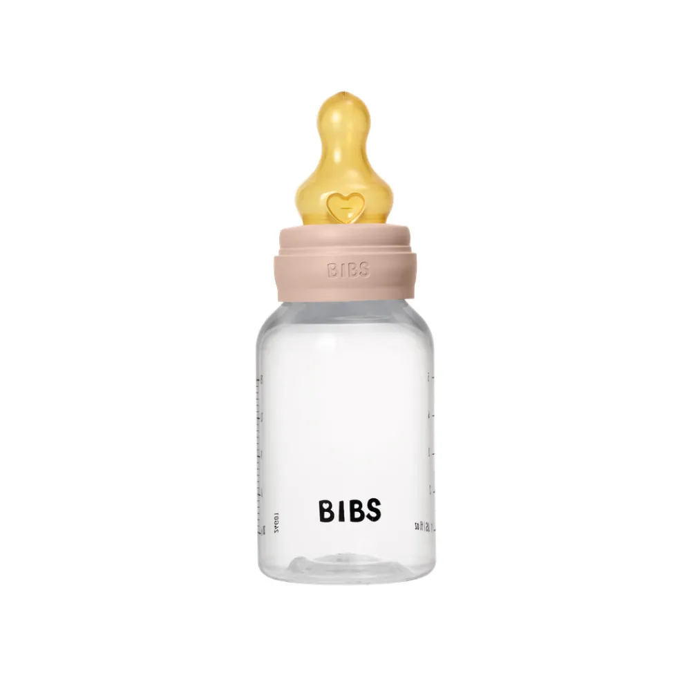 BIBS Baby Bottle Latex 1 pack 150 ml Blush- Sutteflasker