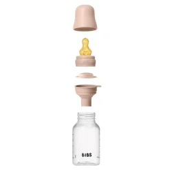 BIBS Baby Bottle Latex 1 pack 150 ml Blush- Sutteflasker