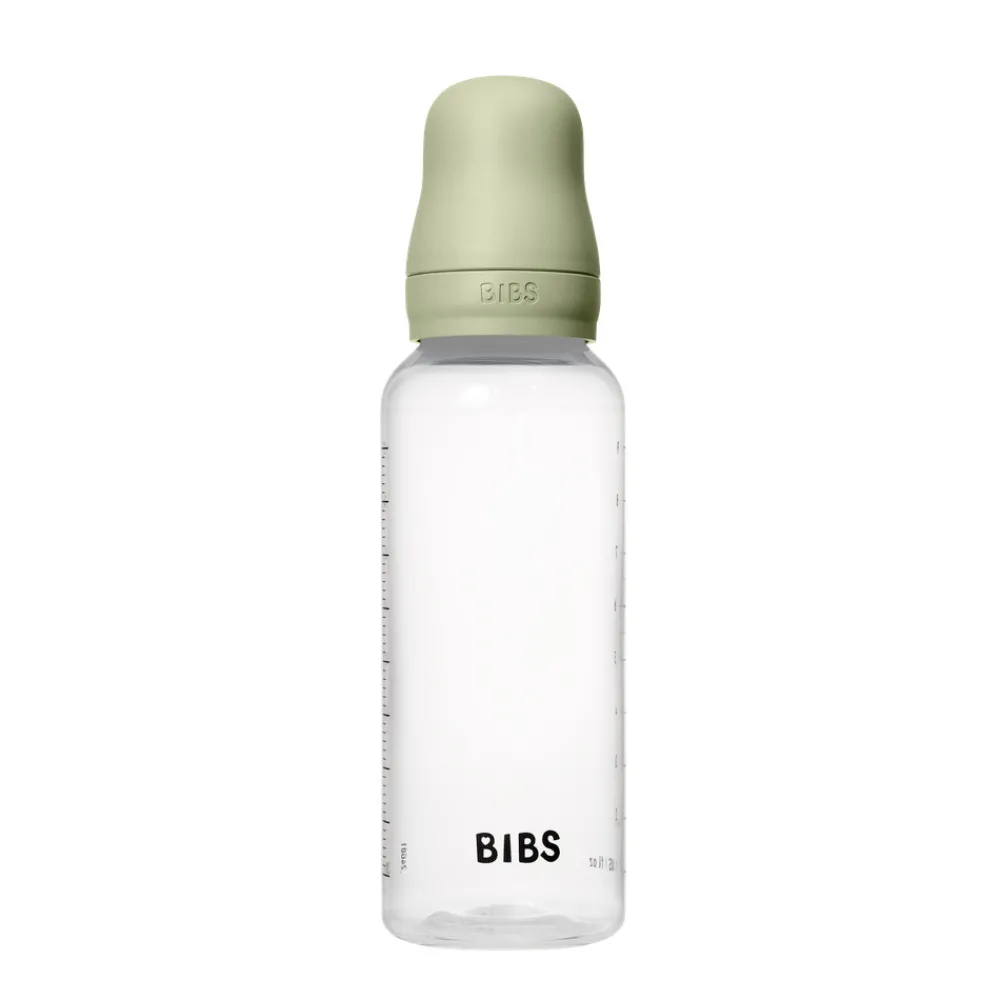 BIBS Baby Bottle Latex 1 pack 270 ml Sage- Sutteflasker