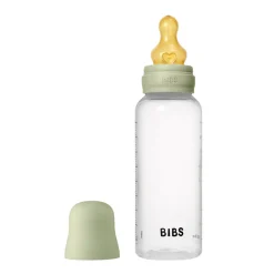 BIBS Baby Bottle Latex 1 pack 270 ml Sage- Sutteflasker