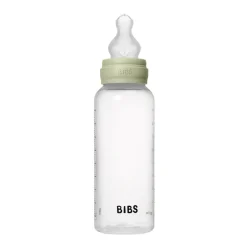 BIBS Baby Bottle Silicone 1 pack 270 ml Sage- Sutteflasker