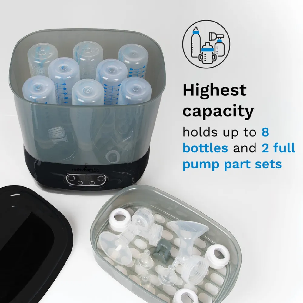 Baby Brezza Sterilizer Dryer Advanced Black- Tilberedning & Rengøring