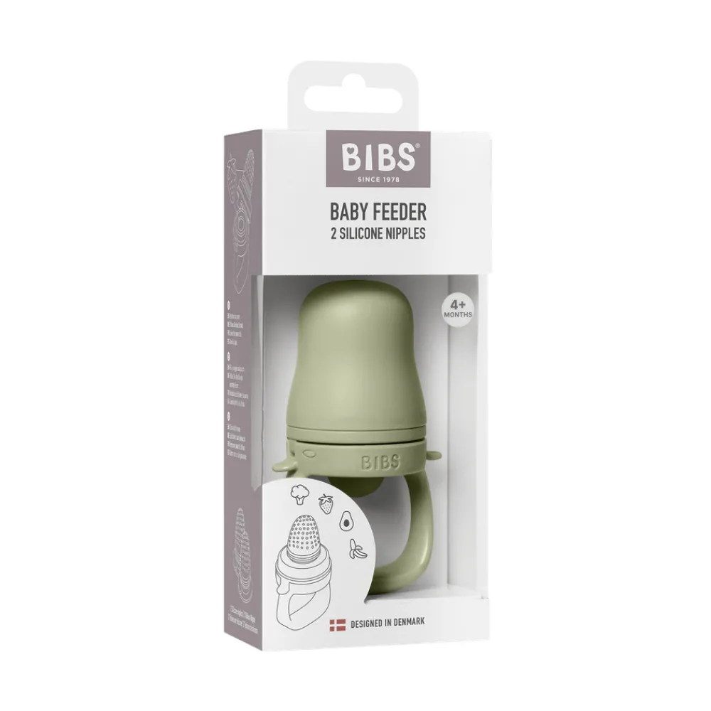 BIBS Baby feeder sage- Foodfeeder Og Frugtsut