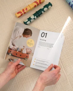 MODU Baby Motoriksæt - Sand Grey / Honey Yellow- Store Byggesæt|Tumlemøbler