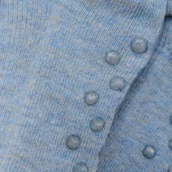 BeKids Baby rib sok m. ABS - Grey Dawn Melange- Skridsikre Strømper|Strømper