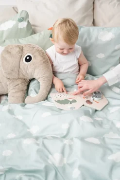 Done By Deer Baby sengetøj - elphee blå-Børn Sengetøj