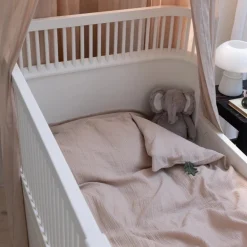 Sebra Baby sengetøj musselin - seabreeze beige-Børn Sengetøj
