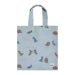 BeKids Baby Sengetøj 70x100, Dino Blue Fog-Børn Sengetøj