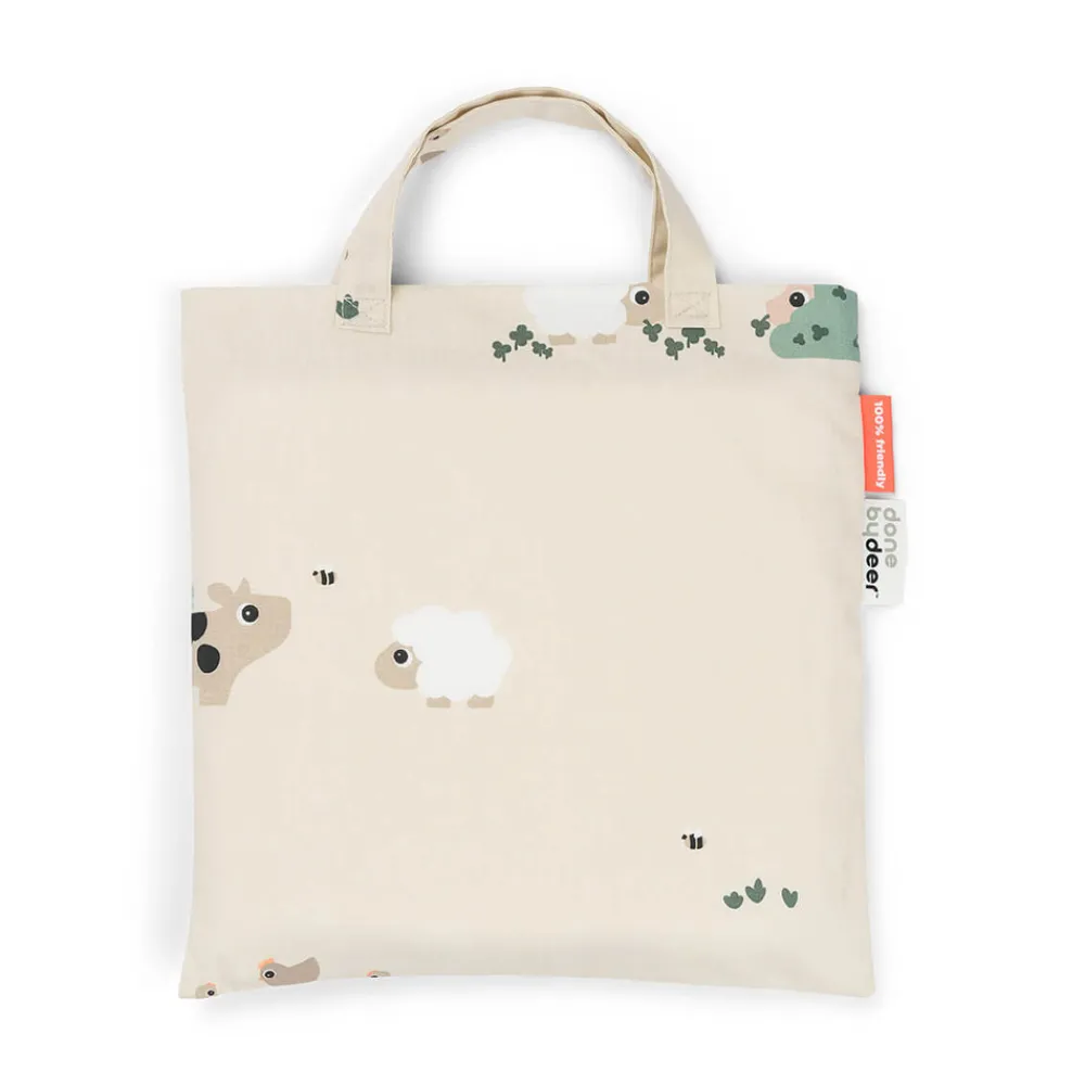 Done By Deer Baby sengetøj,Tiny farm Sand-Børn Sengetøj