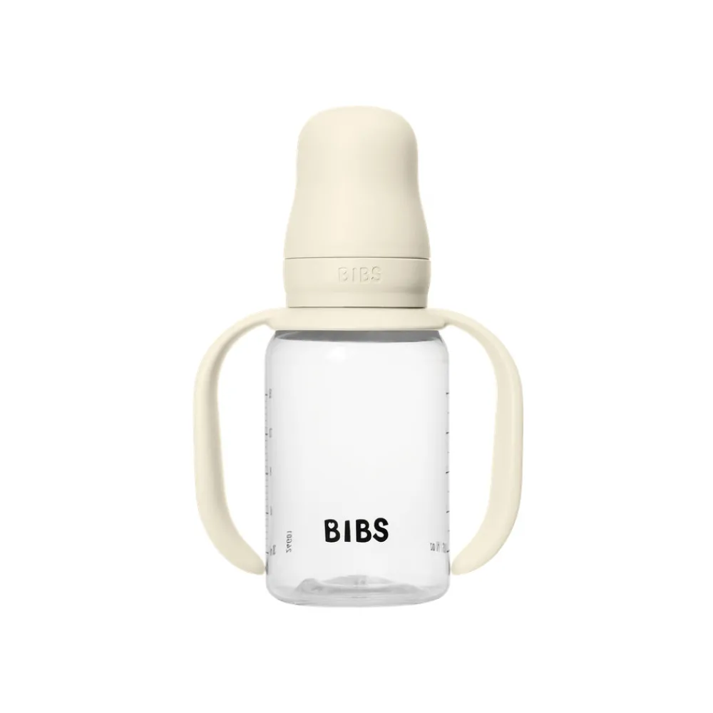 BIBS Baby Sippy Flaske Silikone 1pk 150 ml - Ivory- Sutteflasker|Service