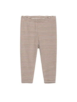 Serendipity Organics Baby Stribet Leggings - ALMOND/OW- Leggings