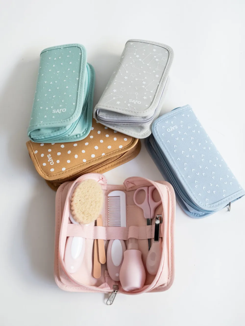 SARO Baby Toilettaske - Pink- Plejeartikler Til Baby