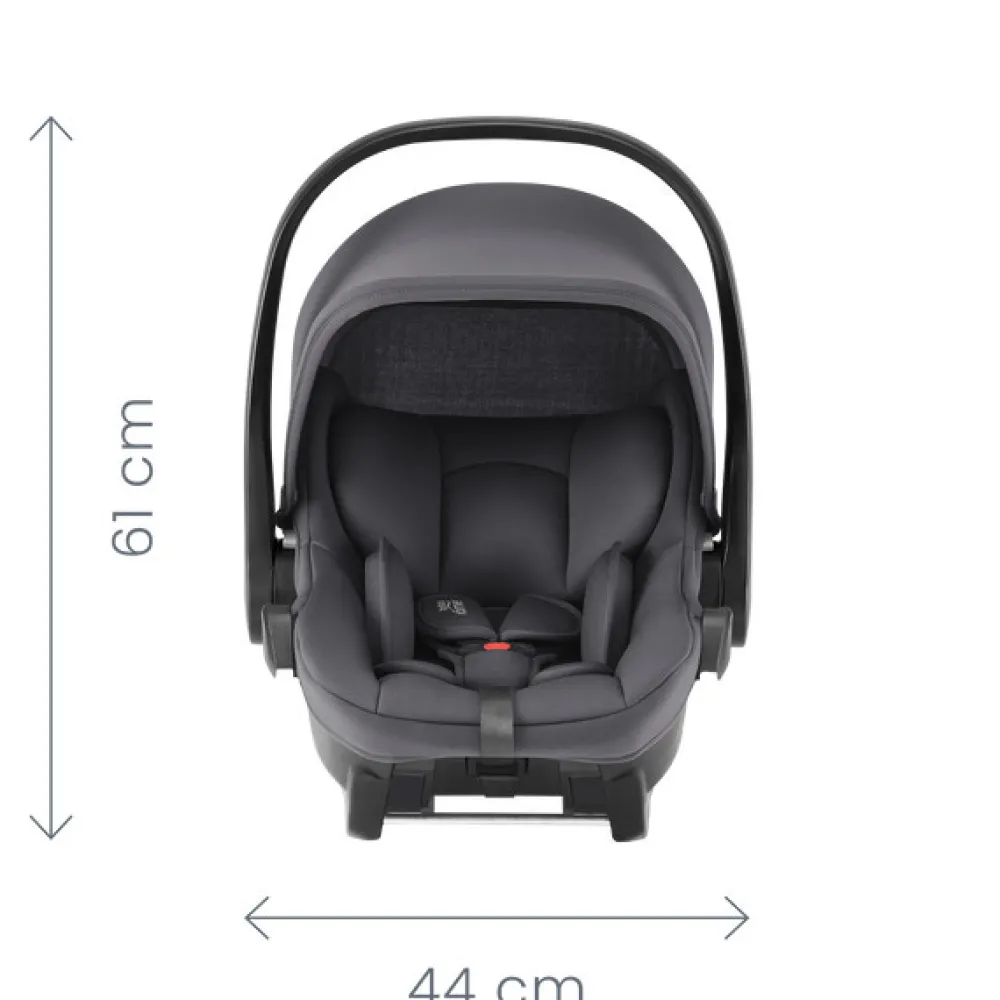 Britax Römer Baby-Safe Core - space black- Autostole 40-87 Cm (0-15 Mdr.)