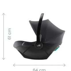 Britax Römer Baby-Safe Core - space black- Autostole 40-87 Cm (0-15 Mdr.)