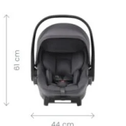 Britax Römer Baby-Safe Core inkl. base - midnight grey- Autostole 40-87 Cm (0-15 Mdr.)