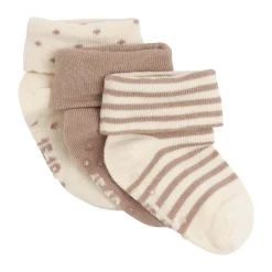 BeKids Babysok m. ABS 3-pak - 2807- Strømper