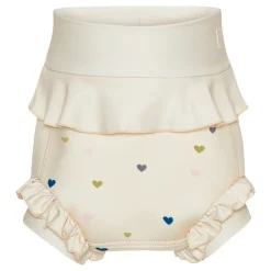 Vanilla COPENHAGEN Badeble - Neopren - Frill - Milk - Hearts - MILK- Blebadebukser