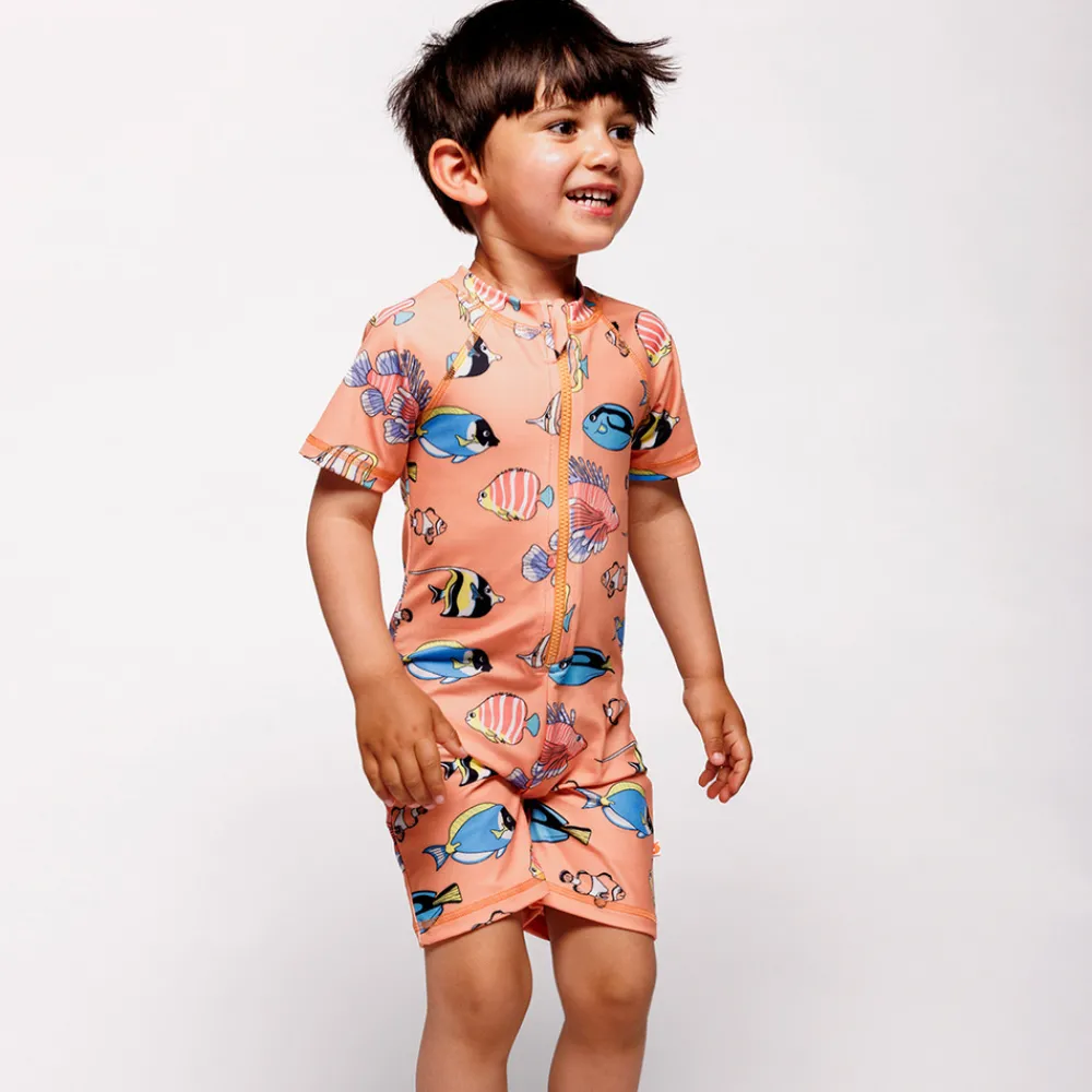 Småfolk Badedragt UV50 - Papaya- Badedragter & Bikinier