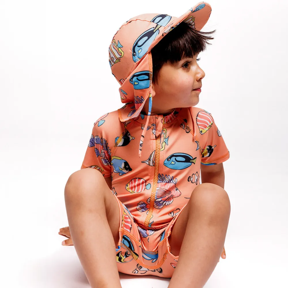 Småfolk Badedragt UV50 - Papaya- Badedragter & Bikinier