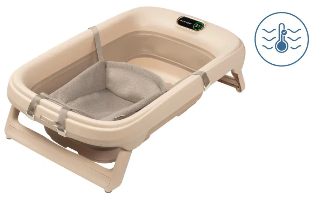 Maxi-Cosi Badekar Indigo og newborn support - Muted Terra- Badekar, Stativer & Badestole