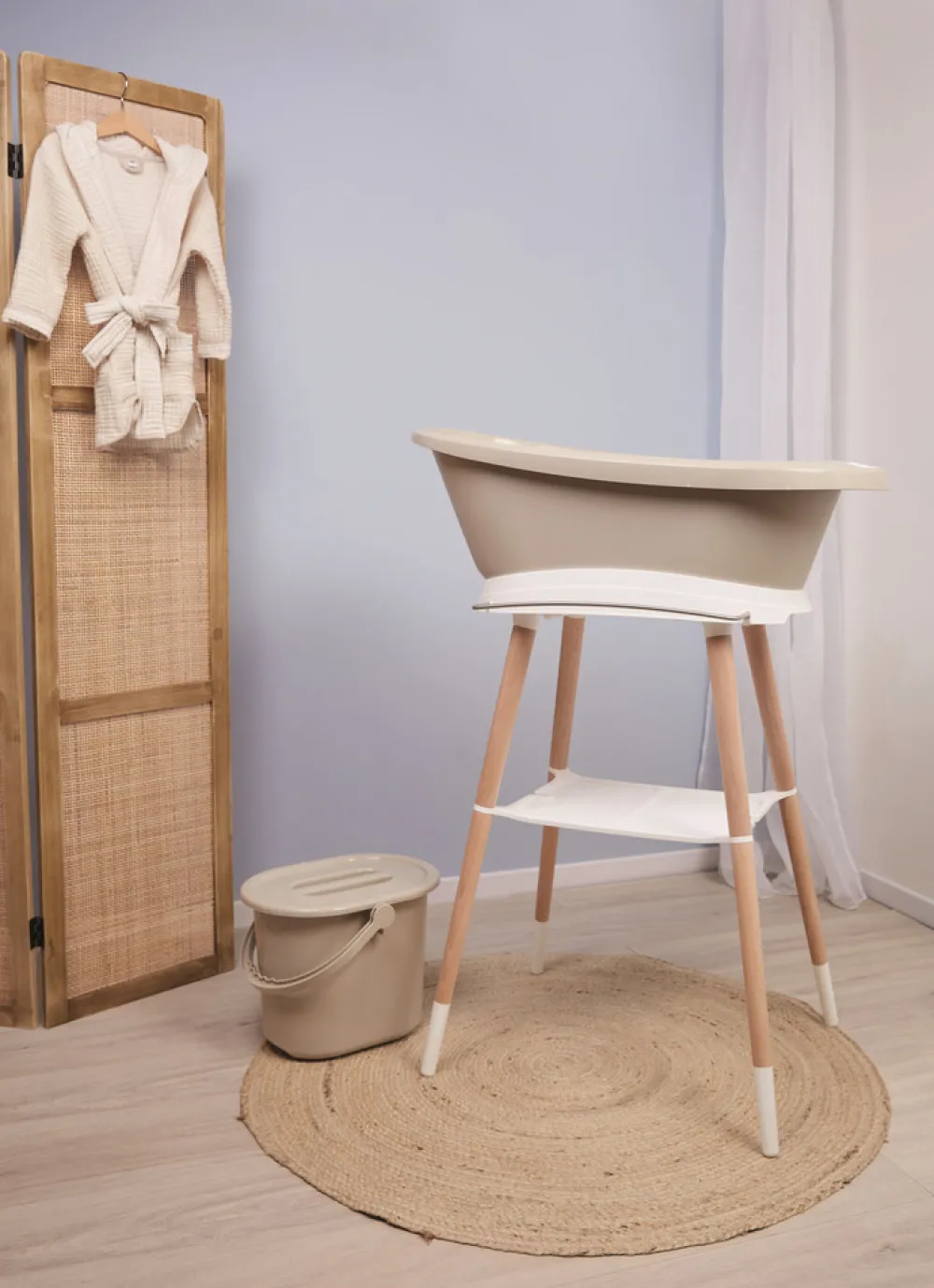 Bébé-Jou Badekarstativ Sense Edition - hvid, 85 cm- Badekar, Stativer & Badestole