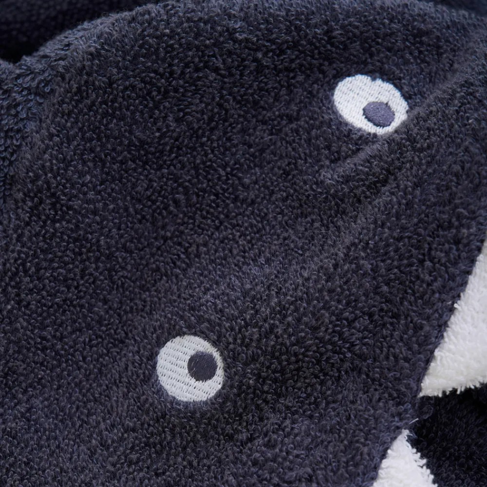 Pippi Badekåbe - Odyssey Gray - 74/80-Børn Badekåber & Håndklæder